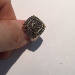 Effy chocolate diamond ring in 18k/925
